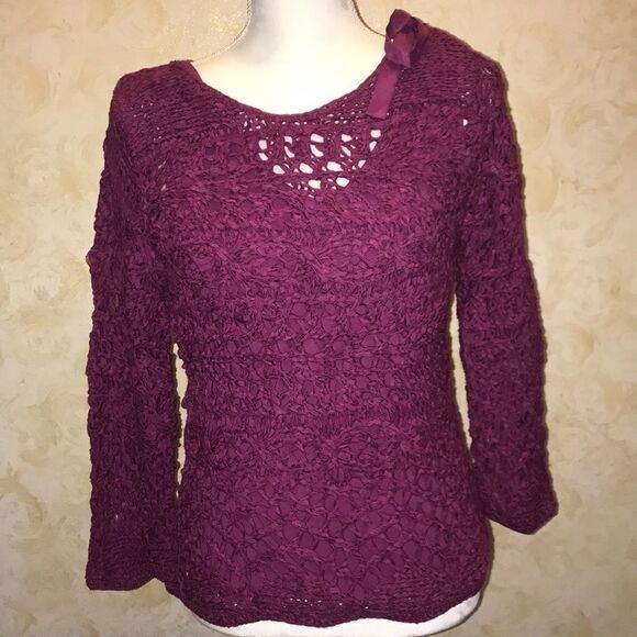 Magenta Acorn Sweater w/ matching Tank Top! - Picture 3 of 9